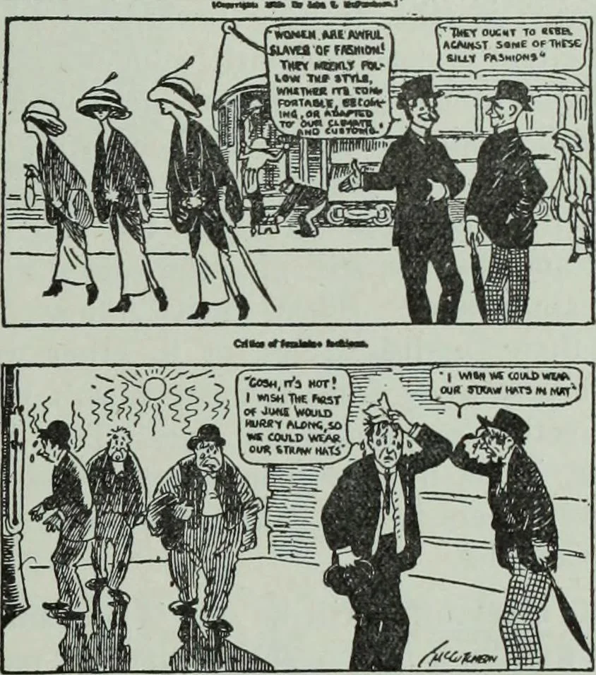 An illustration from Men's wear of Canada (January-December 1913), 1913, leaf 268