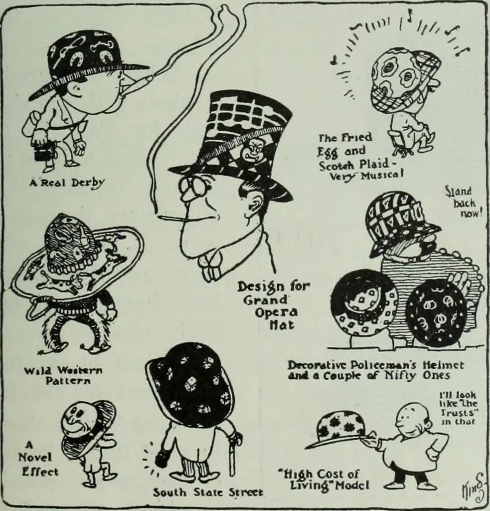An illustration from Men's wear of Canada (January-December 1913), 1913, leaf 316
