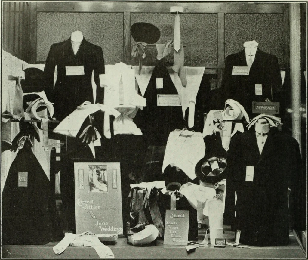 An illustration from Men's wear of Canada (January-December 1913), 1913, leaf 327