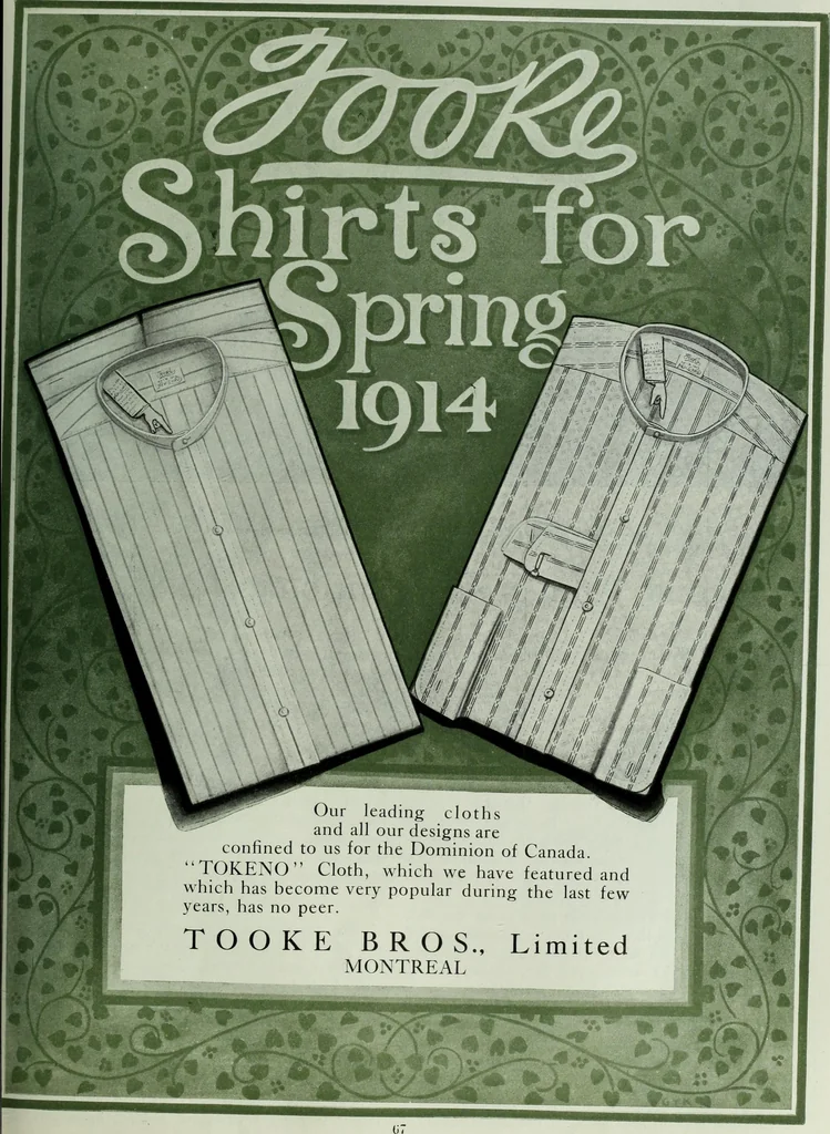 An illustration from Men's wear of Canada (January-December 1913), 1913, leaf 372
