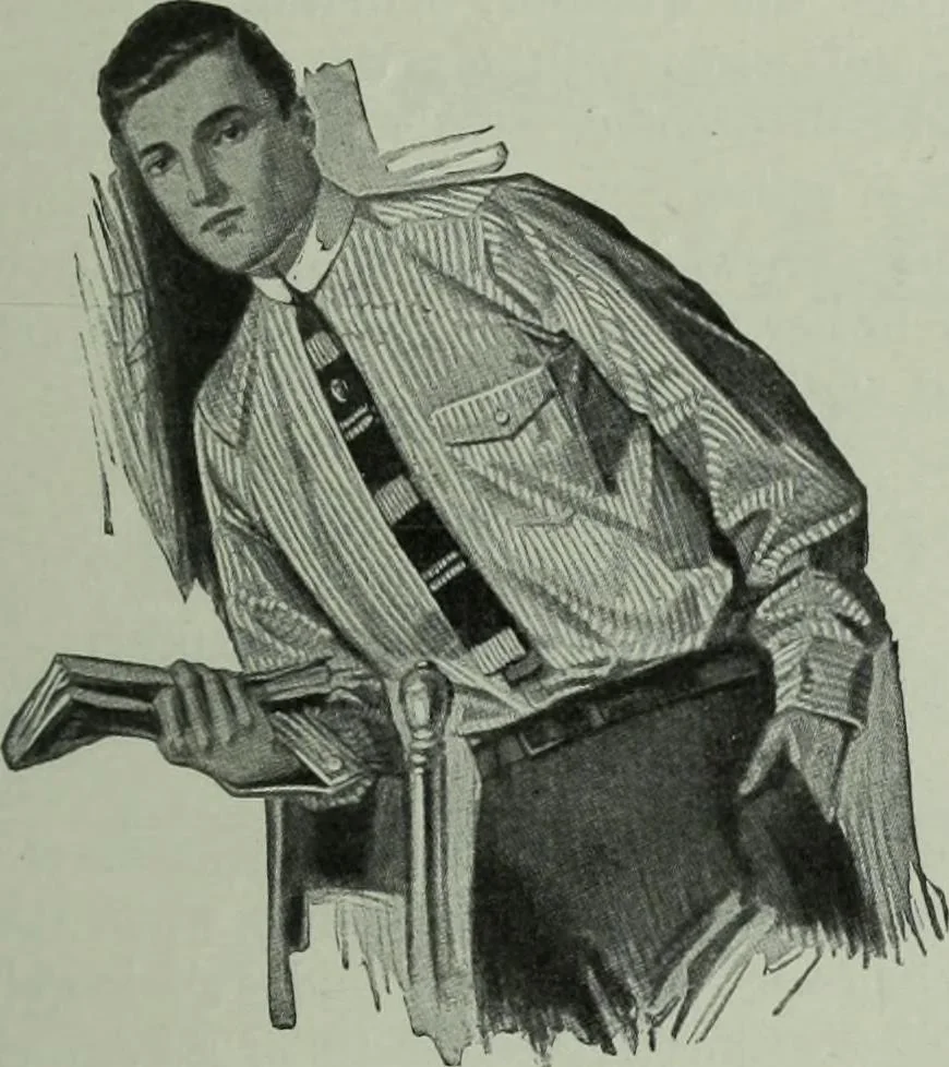 An illustration from Men's wear of Canada (January-December 1913), 1913, leaf 38