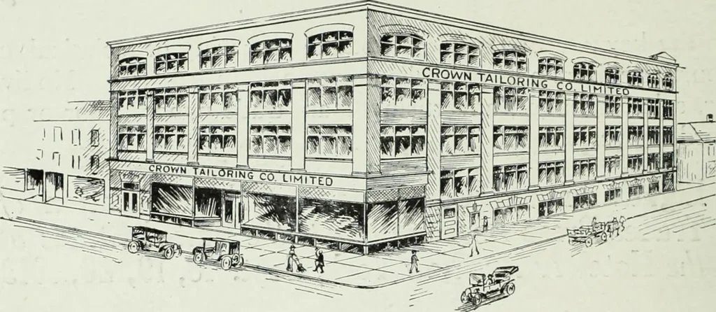 An illustration from Men's wear of Canada (January-December 1913), 1913, leaf 405