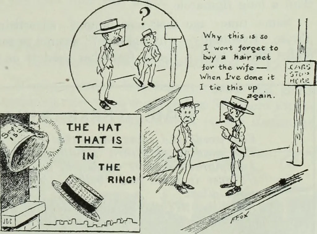 An illustration from Men's wear of Canada (January-December 1913), 1913, leaf 422