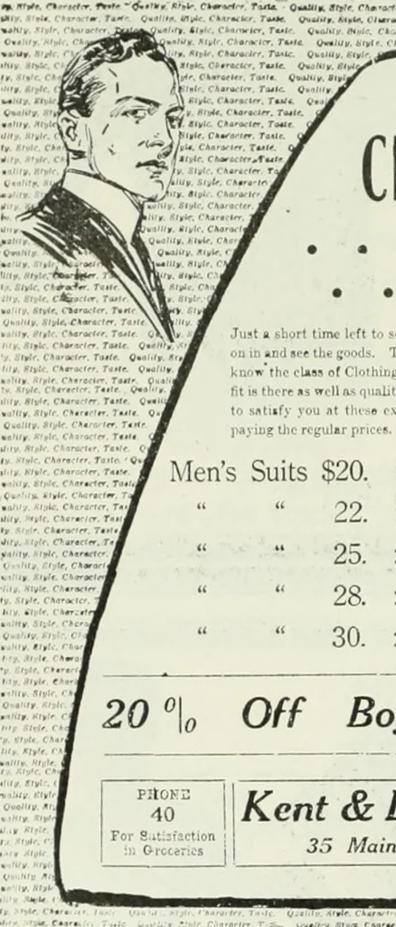 An illustration from Men's wear of Canada (January-December 1913), 1913, leaf 435