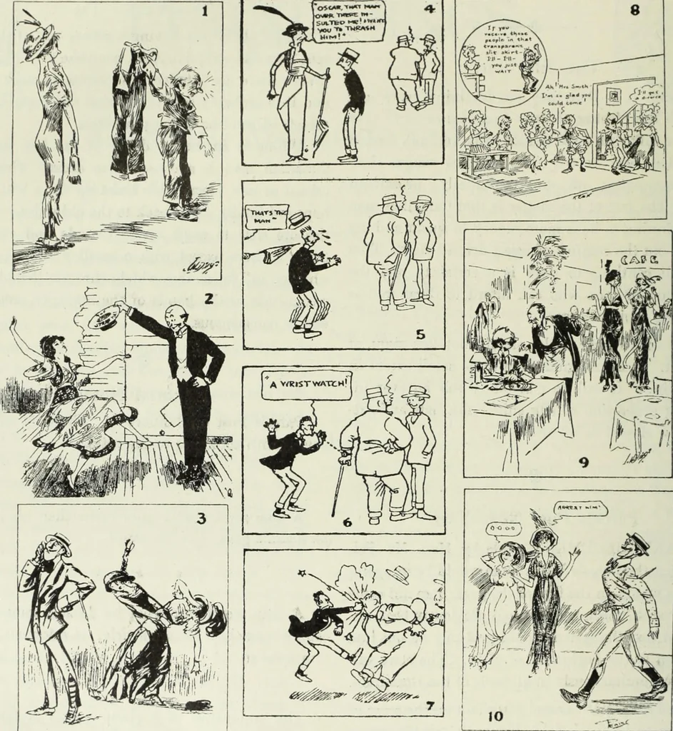 An illustration from Men's wear of Canada (January-December 1913), 1913, leaf 475