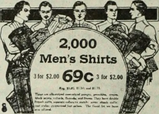 An illustration from Men's wear of Canada (January-December 1913), 1913, leaf 499