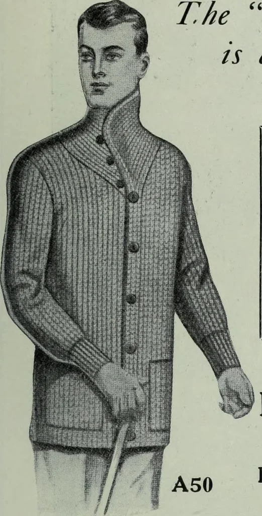 An illustration from Men's wear of Canada (January-December 1913), 1913, leaf 500