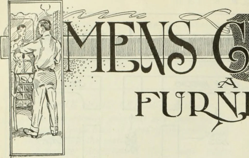 An illustration from Men's wear of Canada (January-December 1913), 1913, leaf 557