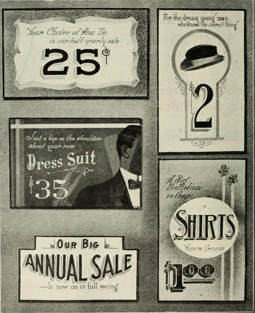 An illustration from Men's wear of Canada (January-December 1913), 1913, leaf 575