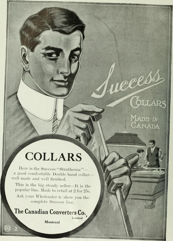 An illustration from Men's wear of Canada (January-December 1913), 1913, leaf 7