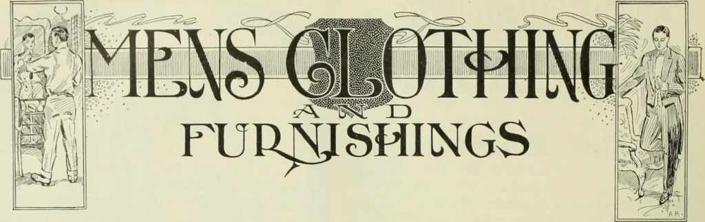 An illustration from Men's wear of Canada (January-December 1913), 1913, leaf 71