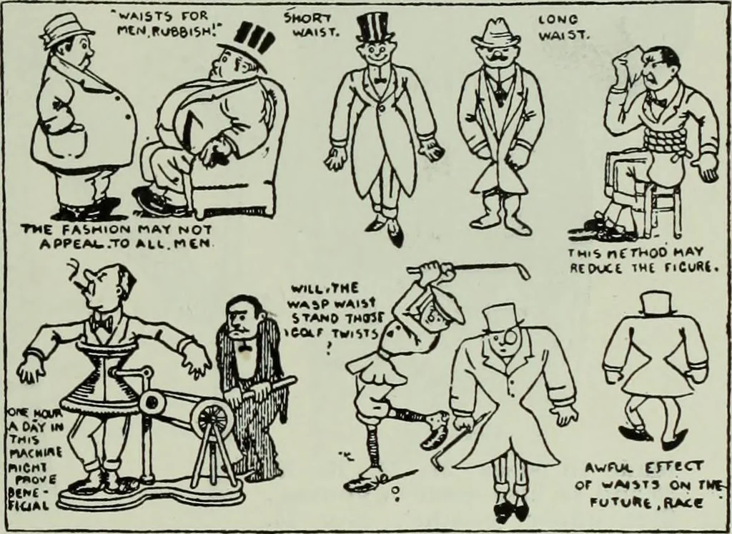 An illustration from Men's wear of Canada (January-December 1913), 1913, leaf 72