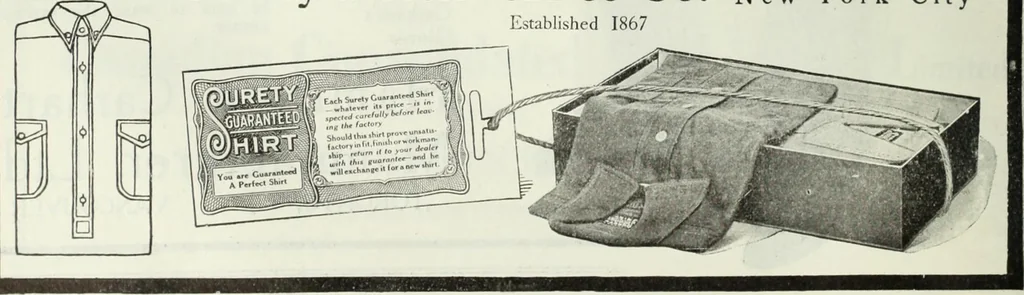 An illustration from Men's wear of Canada (January-December 1914), 1914, leaf 101