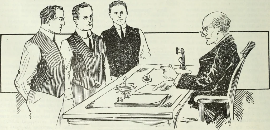 An illustration from Men's wear of Canada (January-December 1914), 1914, leaf 111