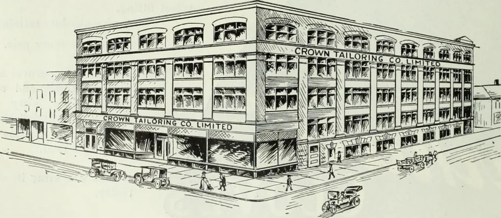 An illustration from Men's wear of Canada (January-December 1914), 1914, leaf 153