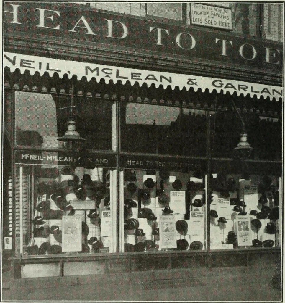 An illustration from Men's wear of Canada (January-December 1914), 1914, leaf 163