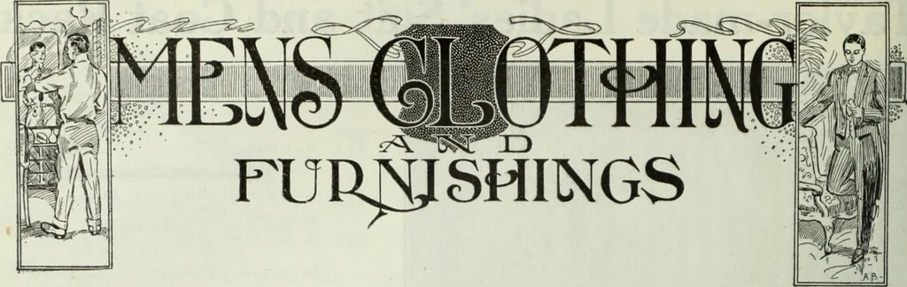 An illustration from Men's wear of Canada (January-December 1914), 1914, leaf 171