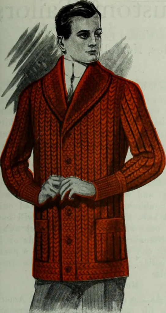 An illustration from Men's wear of Canada (January-December 1914), 1914, leaf 176