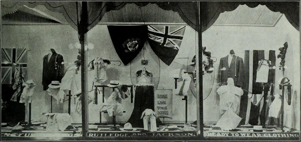 An illustration from Men's wear of Canada (January-December 1914), 1914, leaf 182