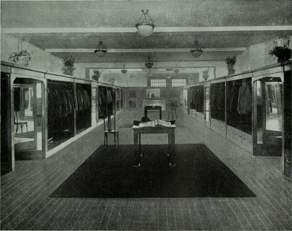 An illustration from Men's wear of Canada (January-December 1914), 1914, leaf 214