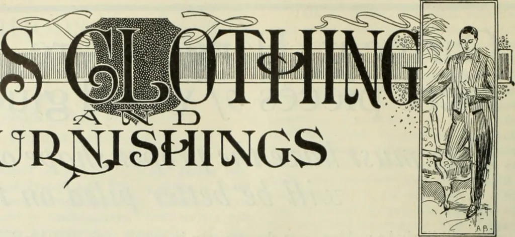An illustration from Men's wear of Canada (January-December 1914), 1914, leaf 23
