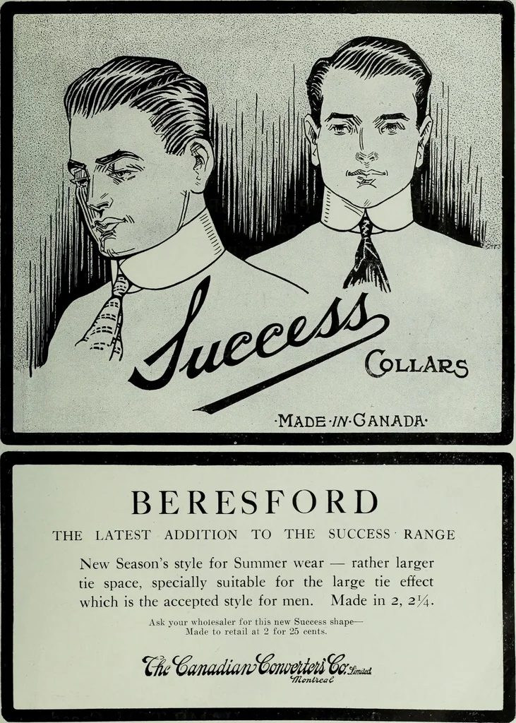 An illustration from Men's wear of Canada (January-December 1914), 1914, leaf 252