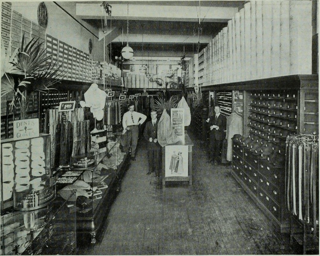 An illustration from Men's wear of Canada (January-December 1914), 1914, leaf 262