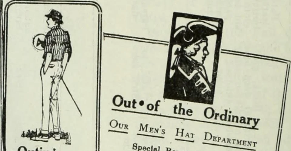 An illustration from Men's wear of Canada (January-December 1914), 1914, leaf 283