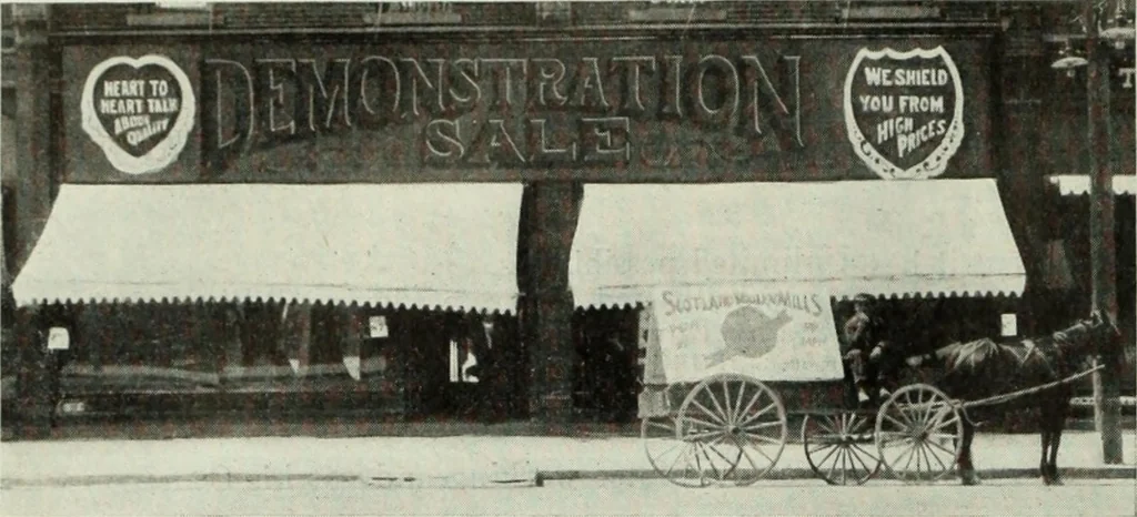 An illustration from Men's wear of Canada (January-December 1914), 1914, leaf 293