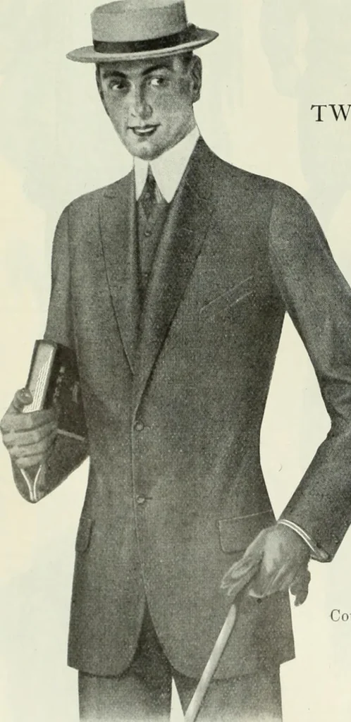 An illustration from Men's wear of Canada (January-December 1914), 1914, leaf 31