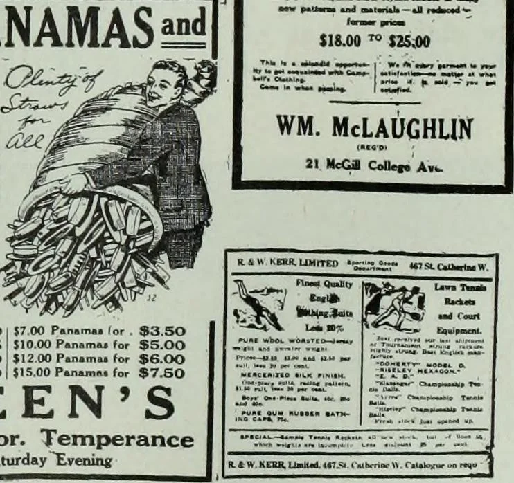 An illustration from Men's wear of Canada (January-December 1914), 1914, leaf 322