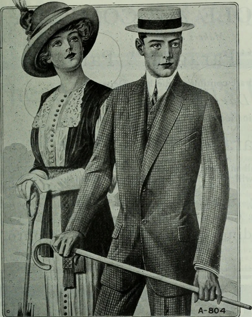 An illustration from Men's wear of Canada (January-December 1914), 1914, leaf 338