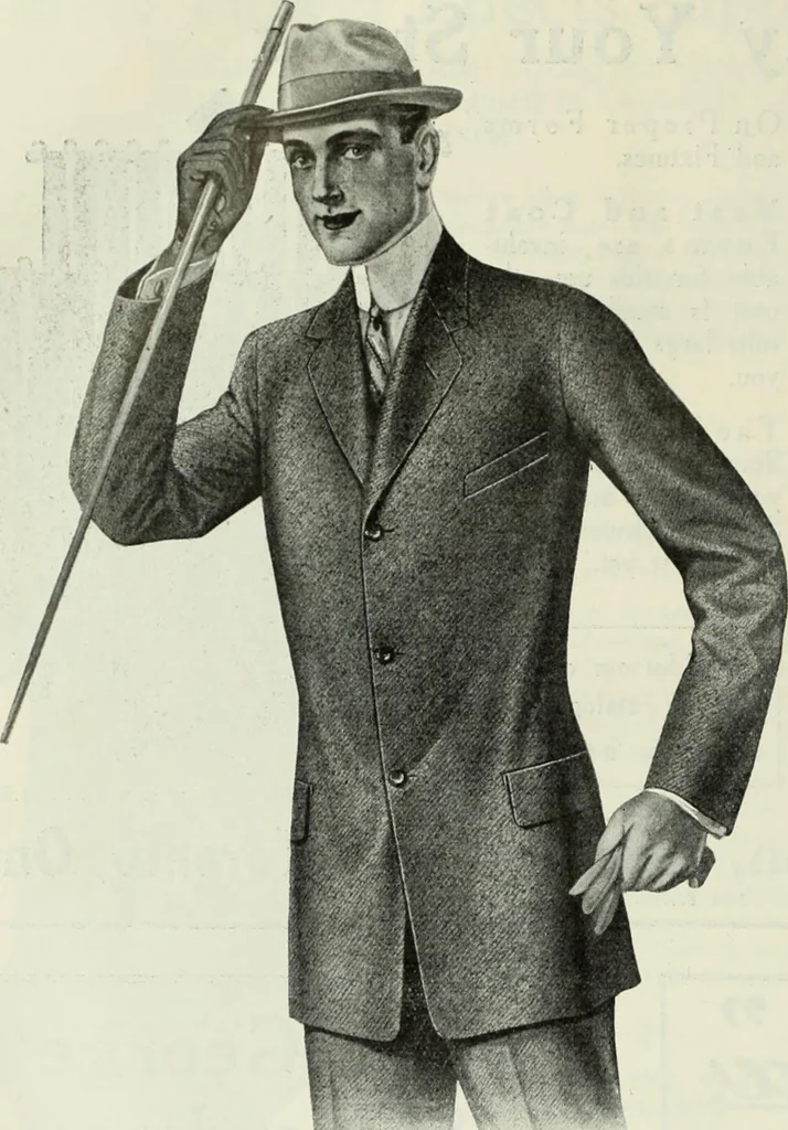 An illustration from Men's wear of Canada (January-December 1914), 1914, leaf 35