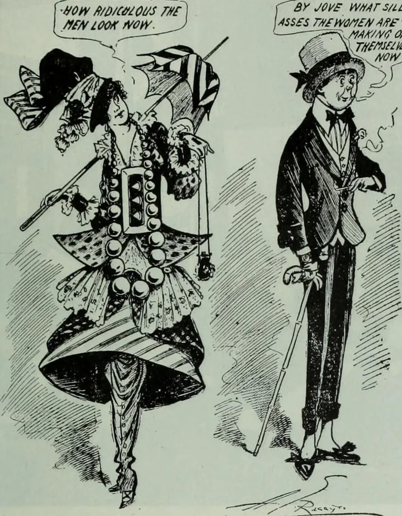 An illustration from Men's wear of Canada (January-December 1914), 1914, leaf 370
