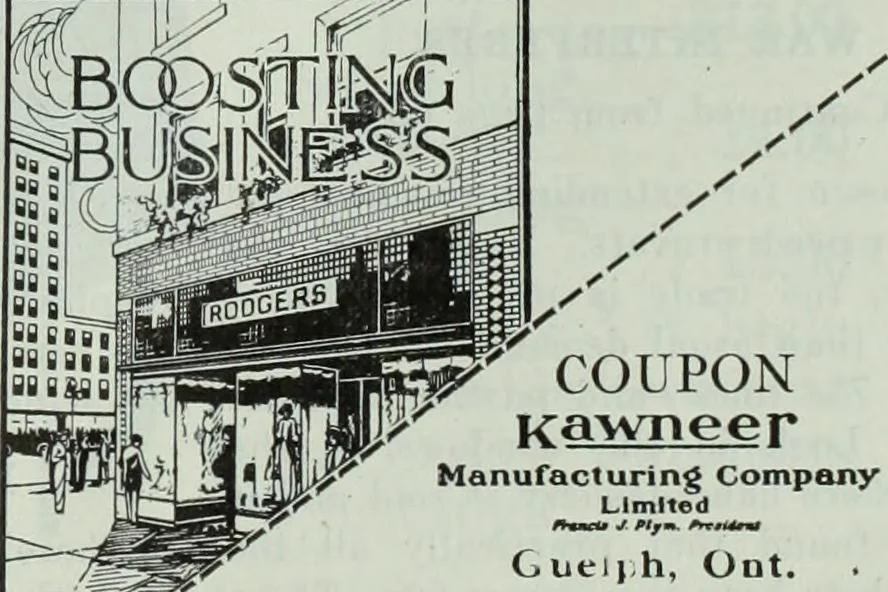 An illustration from Men's wear of Canada (January-December 1914), 1914, leaf 462