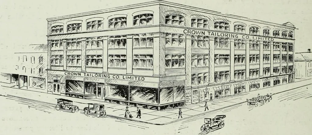An illustration from Men's wear of Canada (January-December 1914), 1914, leaf 49