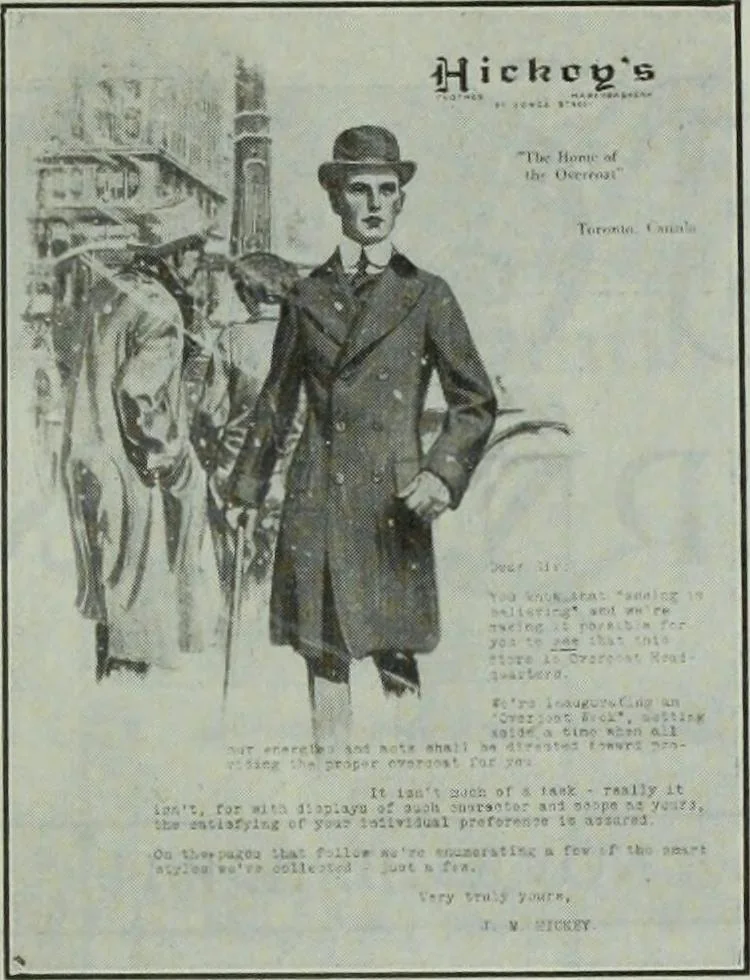 An illustration from Men's wear of Canada (January-December 1914), 1914, leaf 522