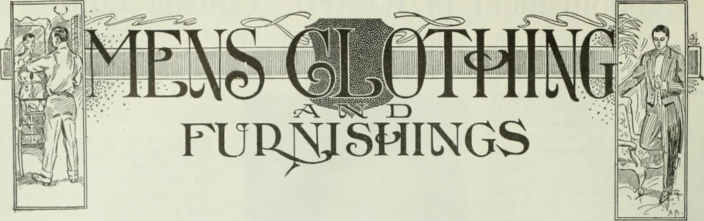 An illustration from Men's wear of Canada (January-December 1914), 1914, leaf 61
