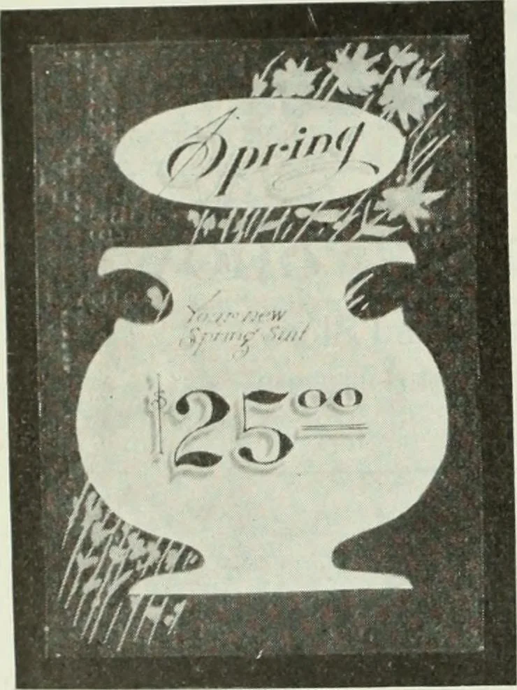 An illustration from Men's wear of Canada (January-December 1914), 1914, leaf 81