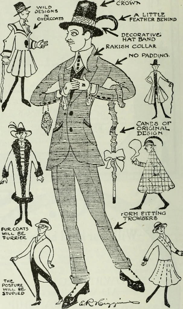 An illustration from Men's wear of Canada (January-December 1914), 1914, leaf 89