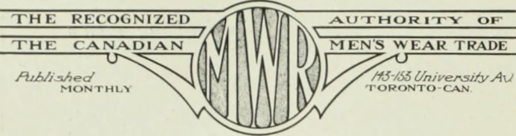 An illustration from Men's wear of Canada (January-December 1915), 1915, leaf 131