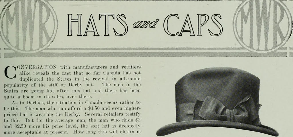 An illustration from Men's wear of Canada (January-December 1915), 1915, leaf 136