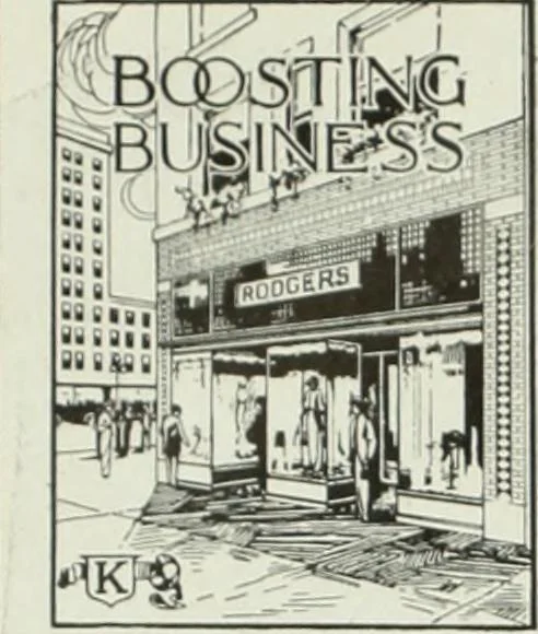 An illustration from Men's wear of Canada (January-December 1915), 1915, leaf 157