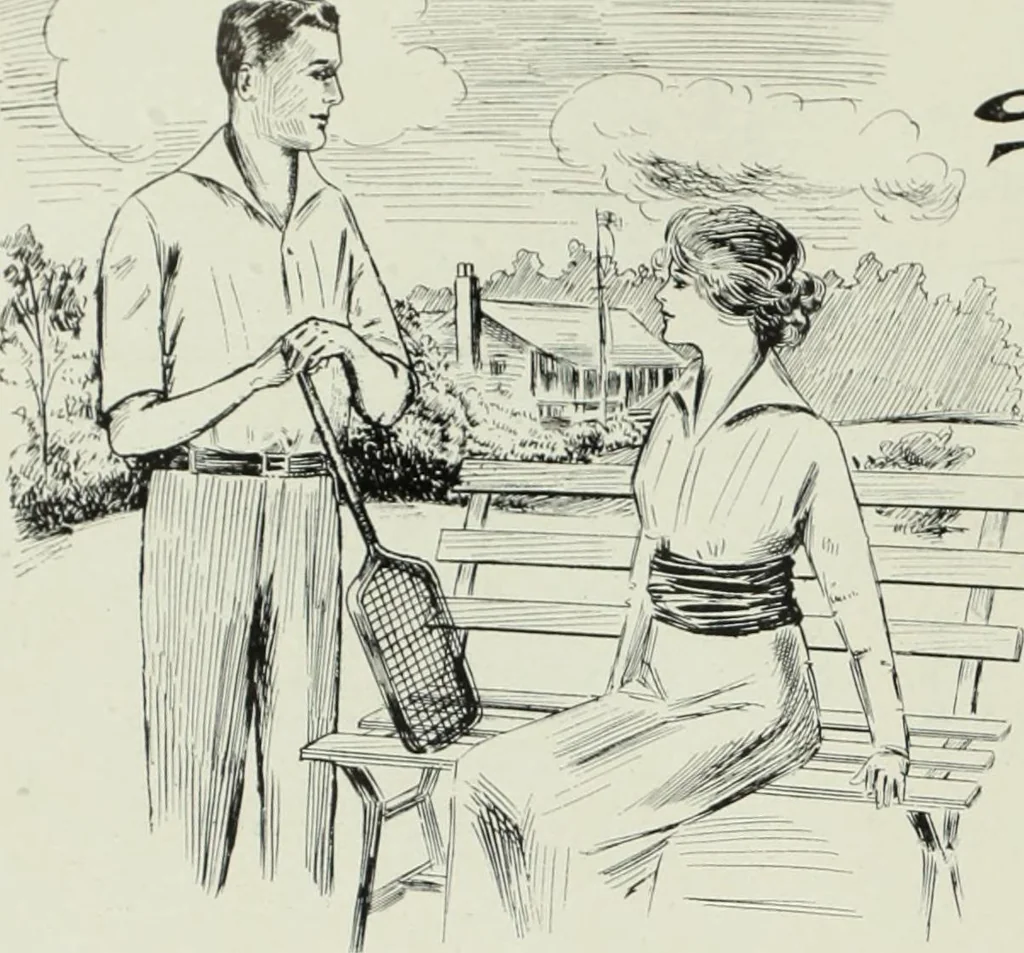 An illustration from Men's wear of Canada (January-December 1915), 1915, leaf 171