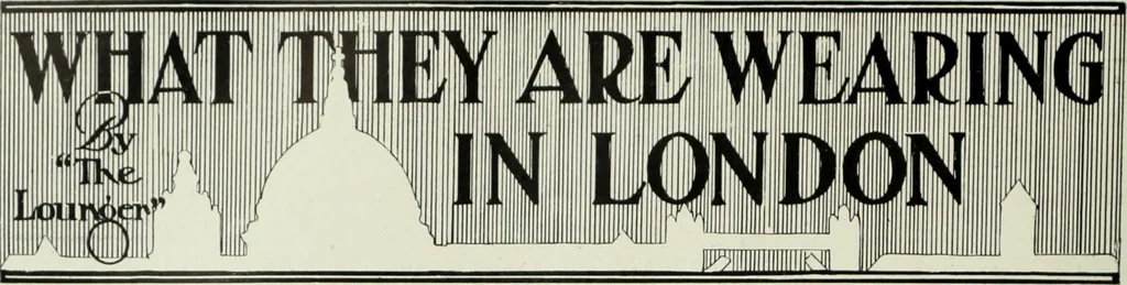An illustration from Men's wear of Canada (January-December 1915), 1915, leaf 195
