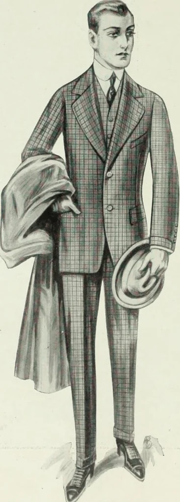 An illustration from Men's wear of Canada (January-December 1915), 1915, leaf 209