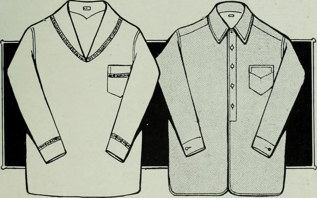 An illustration from Men's wear of Canada (January-December 1915), 1915, leaf 216