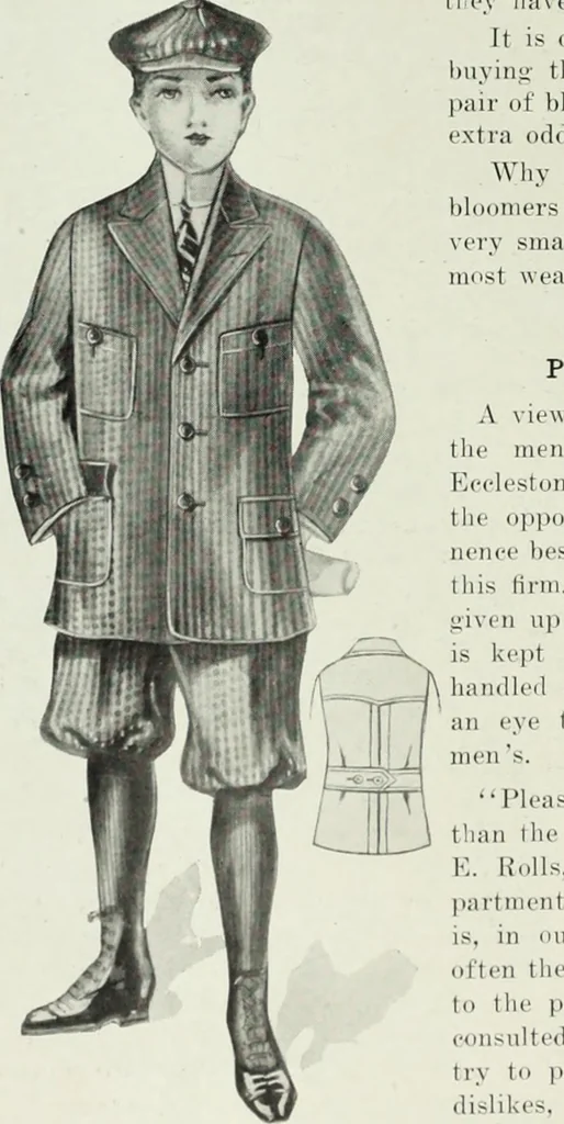 An illustration from Men's wear of Canada (January-December 1915), 1915, leaf 217