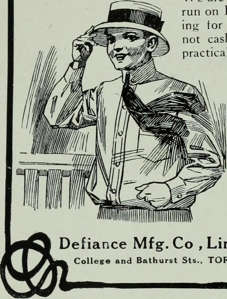 An illustration from Men's wear of Canada (January-December 1915), 1915, leaf 244