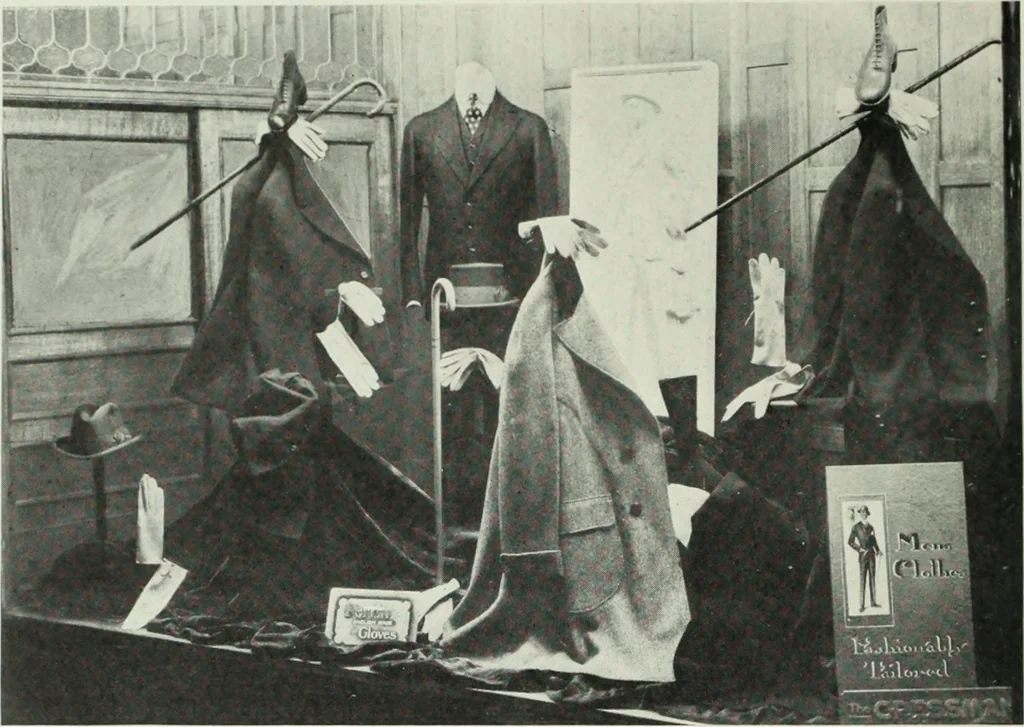 An illustration from Men's wear of Canada (January-December 1915), 1915, leaf 253